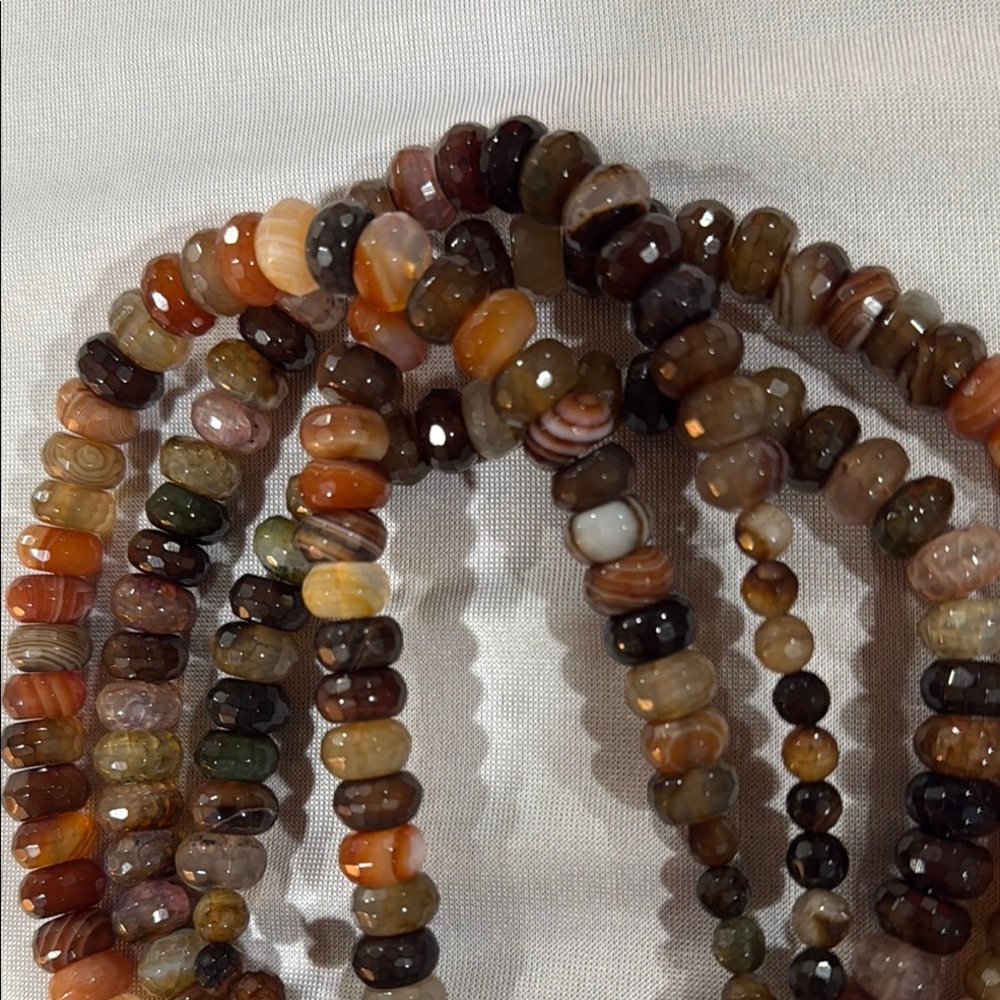 🌈 Rainbow Feldspar Necklace – Earth-Toned Gemstone Jewelry from South Africa